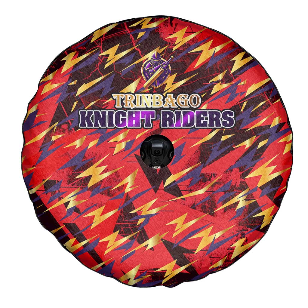 Trinidad and Tobago Cricket Knight Riders Spare Tire Cover Trinbago’s Thunder Charge