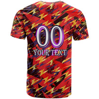 Personalised Trinidad and Tobago Cricket Knight Riders T Shirt Trinbago’s Thunder Charge