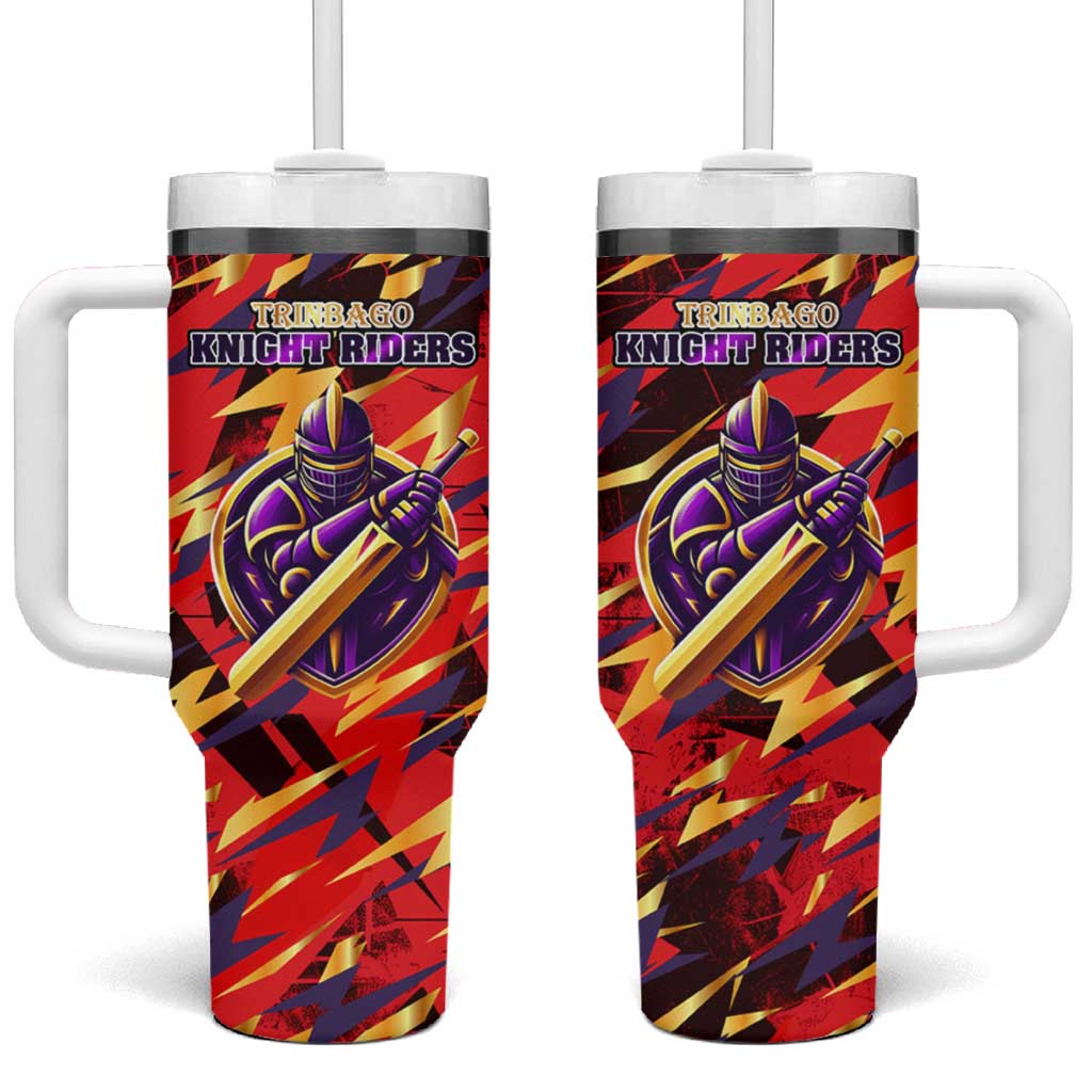 Trinidad and Tobago Cricket Knight Riders Tumbler With Handle Trinbago’s Thunder Charge