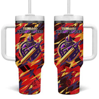 Trinidad and Tobago Cricket Knight Riders Tumbler With Handle Trinbago’s Thunder Charge