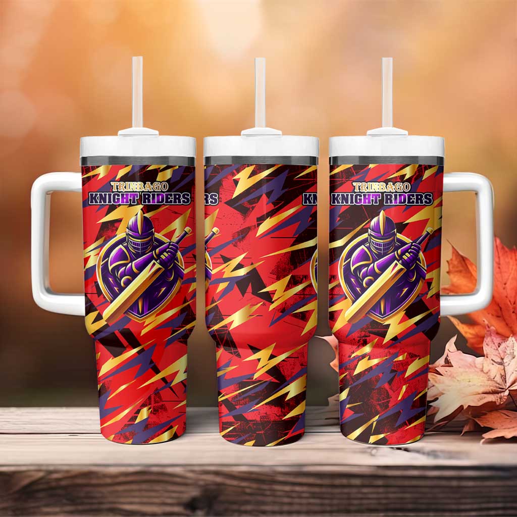 Trinidad and Tobago Cricket Knight Riders Tumbler With Handle Trinbago’s Thunder Charge