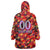 Personalised Trinidad and Tobago Cricket Knight Riders Wearable Blanket Hoodie Trinbago’s Thunder Charge