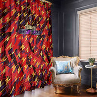 Trinidad and Tobago Cricket Knight Riders Window Curtain Trinbago’s Thunder Charge