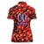 Personalised Trinidad and Tobago Cricket Knight Riders Women Polo Shirt Trinbago’s Thunder Charge