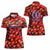 Personalised Trinidad and Tobago Cricket Knight Riders Women Polo Shirt Trinbago’s Thunder Charge