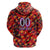 Personalised Trinidad and Tobago Cricket Knight Riders Zip Hoodie Trinbago’s Thunder Charge
