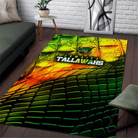Jamaica Cricket Tallawahs Area Rug Striking with Reggae Firepower