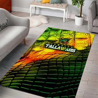 Jamaica Cricket Tallawahs Area Rug Striking with Reggae Firepower