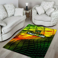 Jamaica Cricket Tallawahs Area Rug Striking with Reggae Firepower