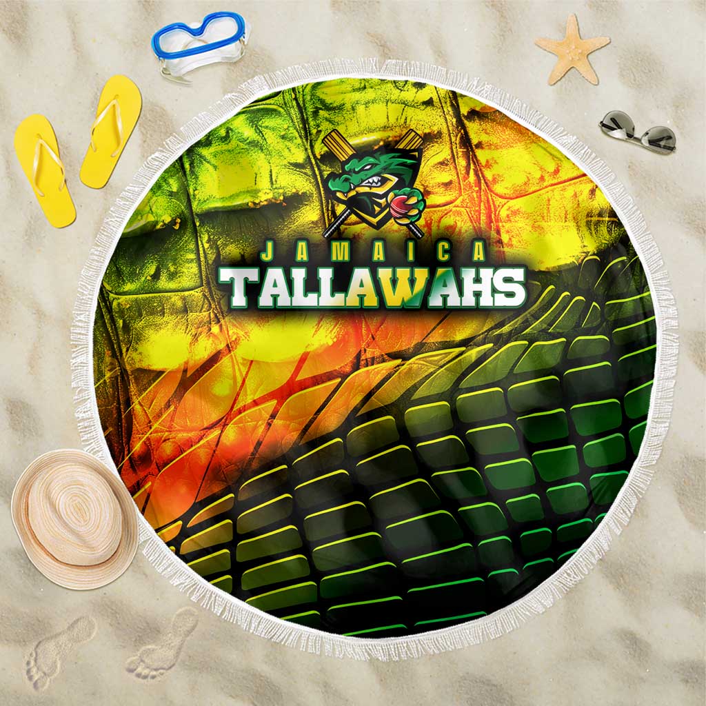 Jamaica Cricket Tallawahs Beach Blanket Striking with Reggae Firepower