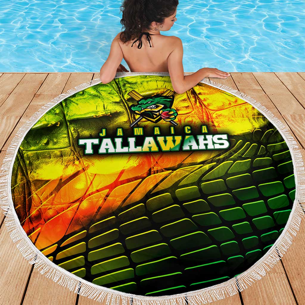 Jamaica Cricket Tallawahs Beach Blanket Striking with Reggae Firepower