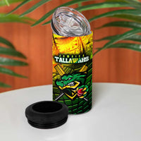 Jamaica Cricket Tallawahs 4 in 1 Can Cooler Tumbler Striking with Reggae Firepower