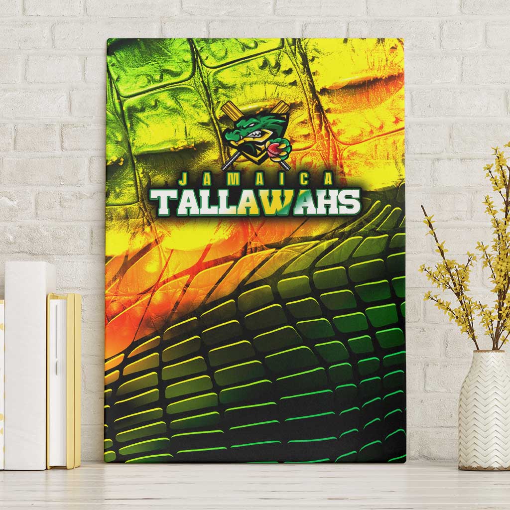 Jamaica Cricket Tallawahs Canvas Wall Art Striking with Reggae Firepower