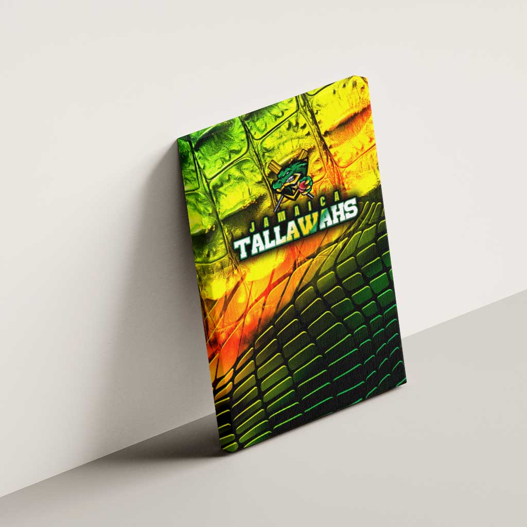 Jamaica Cricket Tallawahs Canvas Wall Art Striking with Reggae Firepower