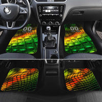 Jamaica Cricket Tallawahs Car Mats Striking with Reggae Firepower