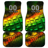 Jamaica Cricket Tallawahs Car Mats Striking with Reggae Firepower