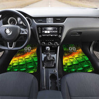 Jamaica Cricket Tallawahs Car Mats Striking with Reggae Firepower