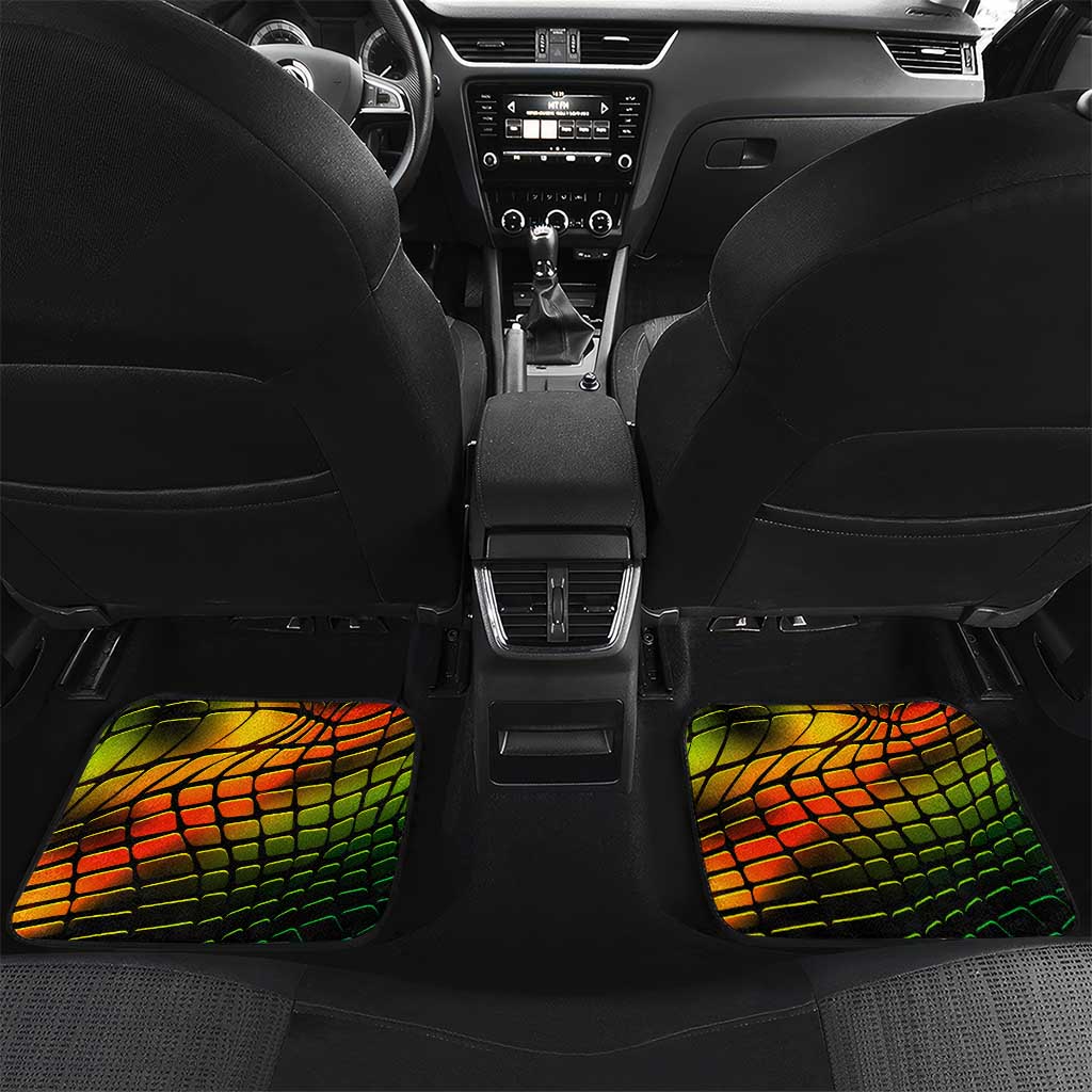 Jamaica Cricket Tallawahs Car Mats Striking with Reggae Firepower