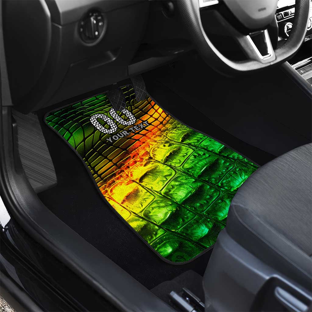 Jamaica Cricket Tallawahs Car Mats Striking with Reggae Firepower