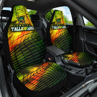 Jamaica Cricket Tallawahs Car Seat Cover Striking with Reggae Firepower