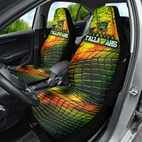 Jamaica Cricket Tallawahs Car Seat Cover Striking with Reggae Firepower