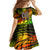 Personalised Jamaica Cricket Tallawahs Family Matching Off Shoulder Maxi Dress and Hawaiian Shirt Striking with Reggae Firepower