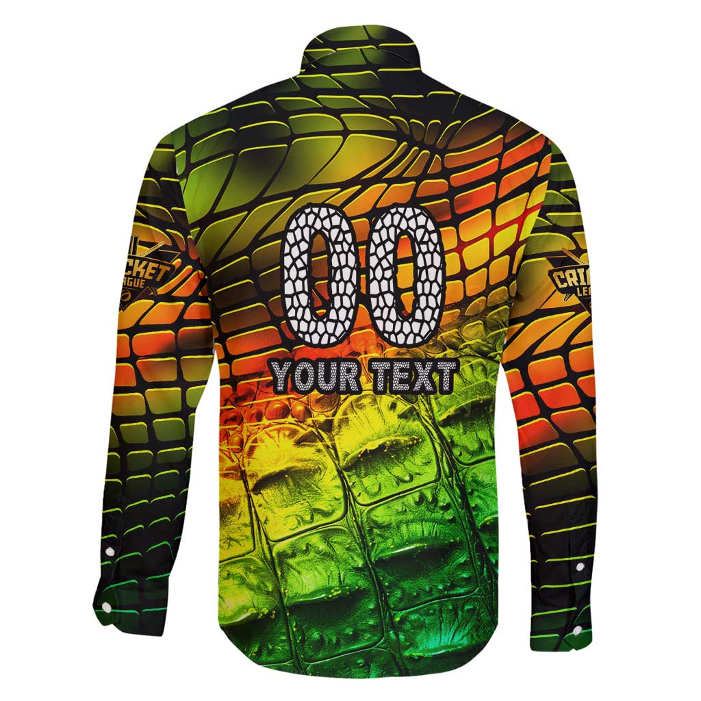 Personalised Jamaica Cricket Tallawahs Family Matching Puletasi and Hawaiian Shirt Striking with Reggae Firepower