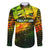 Personalised Jamaica Cricket Tallawahs Family Matching Tank Maxi Dress and Hawaiian Shirt Striking with Reggae Firepower