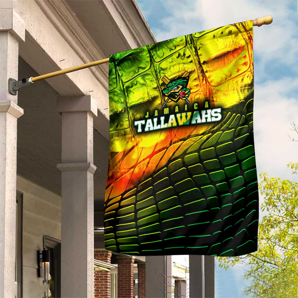 Jamaica Cricket Tallawahs Garden Flag Striking with Reggae Firepower