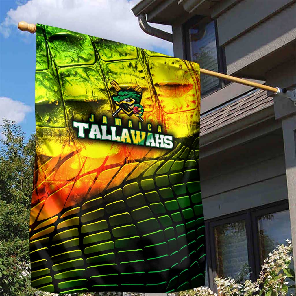 Jamaica Cricket Tallawahs Garden Flag Striking with Reggae Firepower