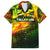 Personalised Jamaica Cricket Tallawahs Hawaiian Shirt Striking with Reggae Firepower