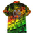 Personalised Jamaica Cricket Tallawahs Hawaiian Shirt Striking with Reggae Firepower