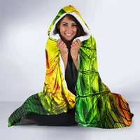 Jamaica Cricket Tallawahs Hooded Blanket Striking with Reggae Firepower