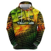Personalised Jamaica Cricket Tallawahs Hoodie Striking with Reggae Firepower