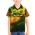 Personalised Jamaica Cricket Tallawahs Kid Hawaiian Shirt Striking with Reggae Firepower