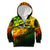 Personalised Jamaica Cricket Tallawahs Kid Hoodie Striking with Reggae Firepower