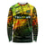 Personalised Jamaica Cricket Tallawahs Long Sleeve Shirt Striking with Reggae Firepower