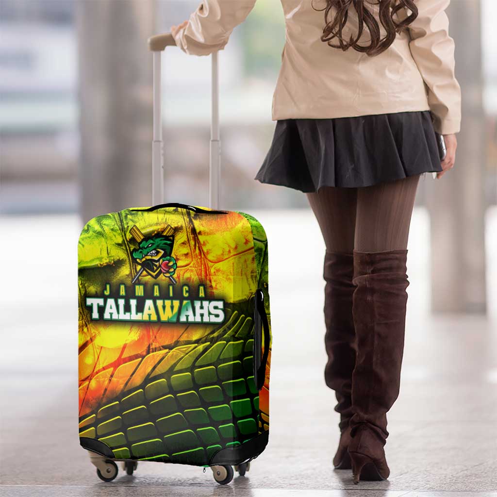 Jamaica Cricket Tallawahs Luggage Cover Striking with Reggae Firepower