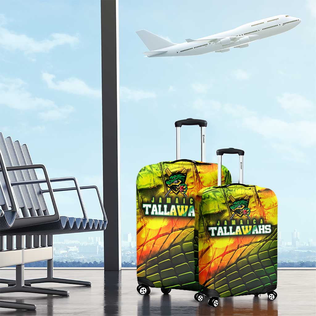 Jamaica Cricket Tallawahs Luggage Cover Striking with Reggae Firepower