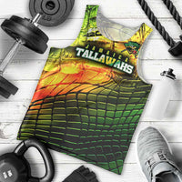 Personalised Jamaica Cricket Tallawahs Men Tank Top Striking with Reggae Firepower