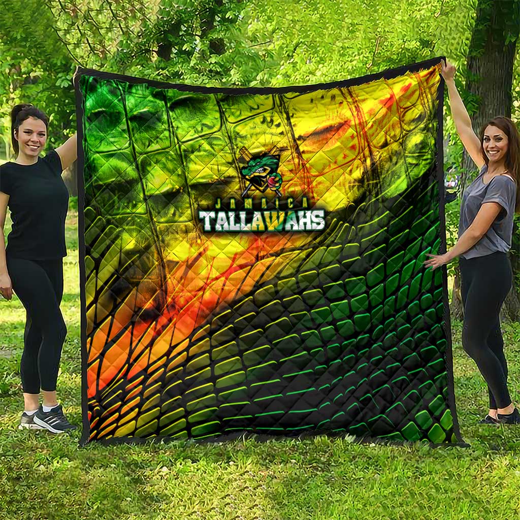 Jamaica Cricket Tallawahs Quilt Striking with Reggae Firepower