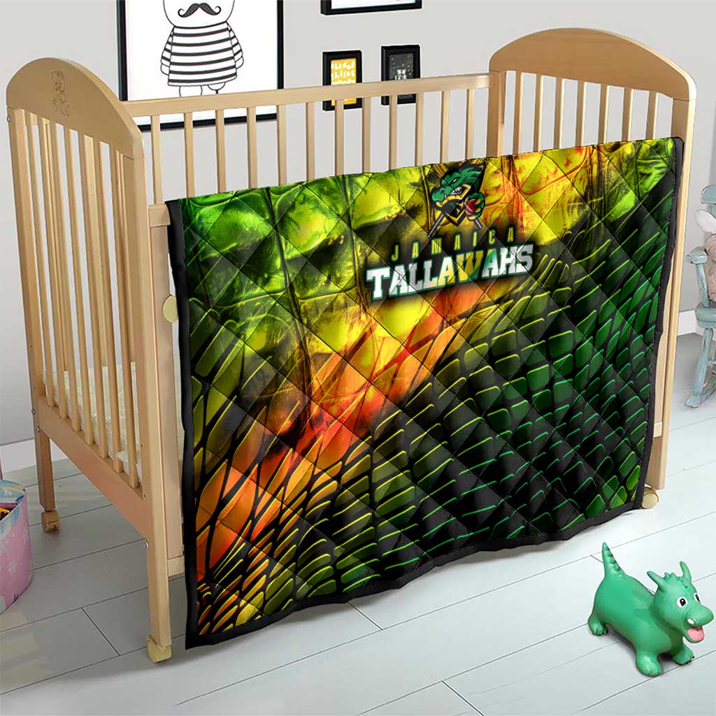 Jamaica Cricket Tallawahs Quilt Striking with Reggae Firepower