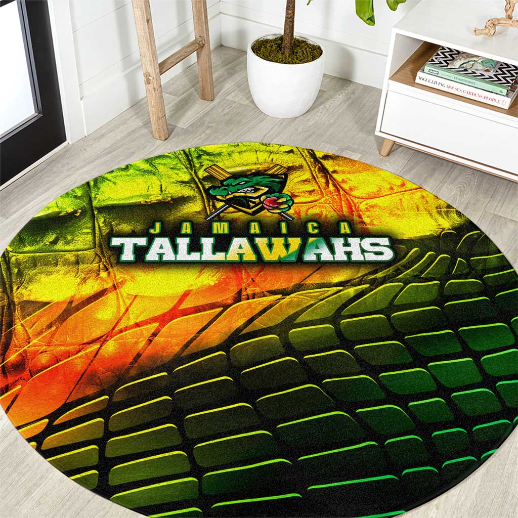 Jamaica Cricket Tallawahs Round Carpet Striking with Reggae Firepower