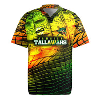 Personalised Jamaica Cricket Tallawahs Rugby Jersey Striking with Reggae Firepower