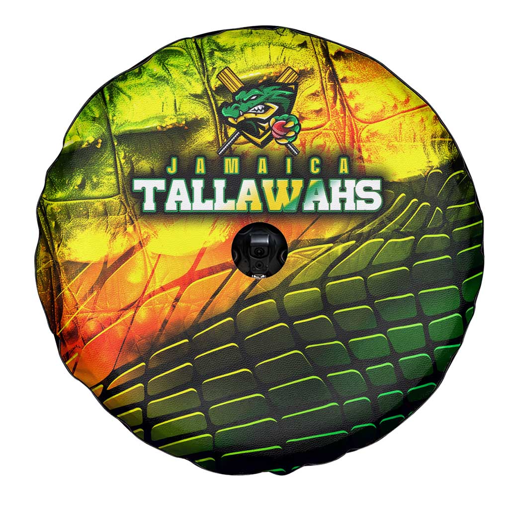 Jamaica Cricket Tallawahs Spare Tire Cover Striking with Reggae Firepower
