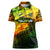 Personalised Jamaica Cricket Tallawahs Women Polo Shirt Striking with Reggae Firepower