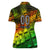 Personalised Jamaica Cricket Tallawahs Women Polo Shirt Striking with Reggae Firepower