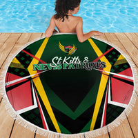 St Kitts and Nevis Cricket Patriots Beach Blanket Rising with Caribbean Battlefield