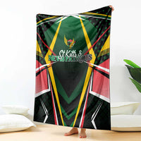 St Kitts and Nevis Cricket Patriots Blanket Rising with Caribbean Battlefield