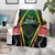 St Kitts and Nevis Cricket Patriots Blanket Rising with Caribbean Battlefield